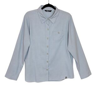 The North Face Gray Button-Up Shirt